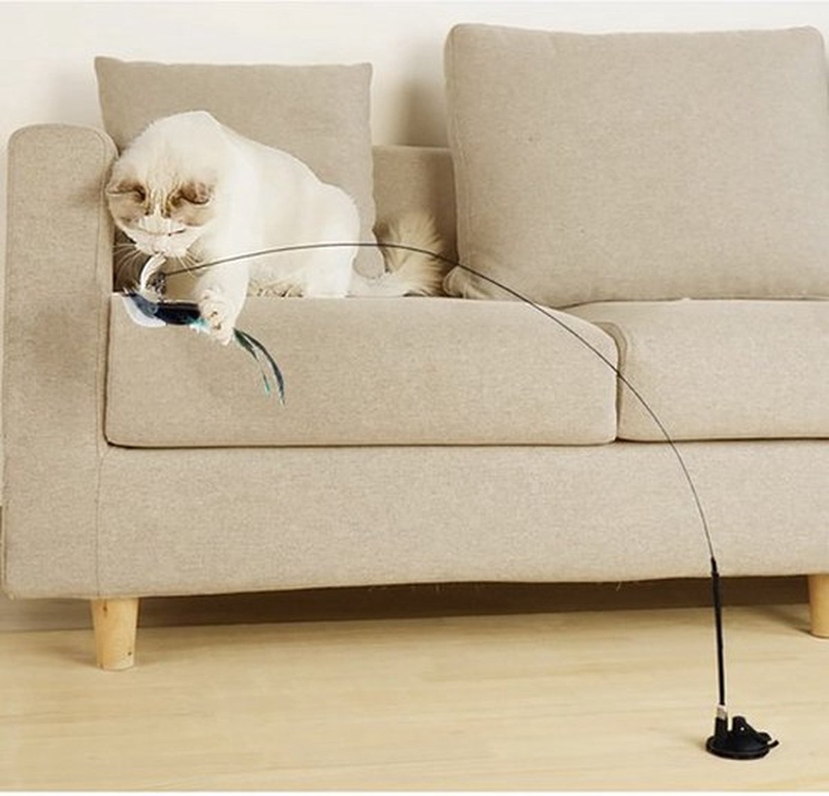 Purlov Kattenspeelgoed met Zuignap: Stimuleer de Jachtinstincten van Uw Kat