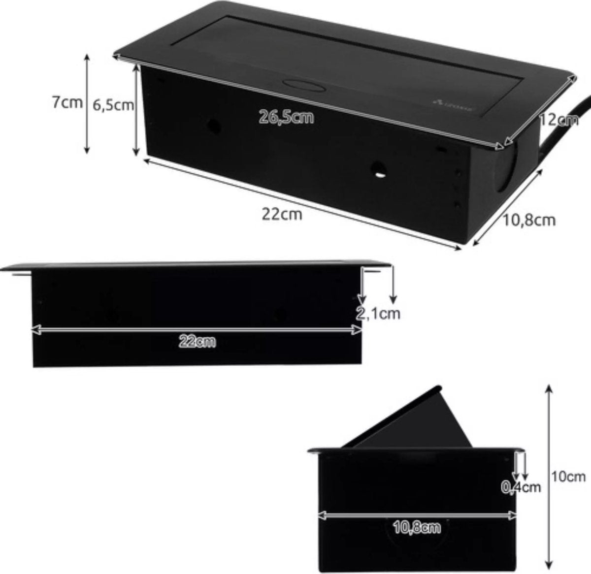 Izoxis Inbouwbare USB Stopcontact: Stijl en Functionaliteit voor Elk Oppervlak
