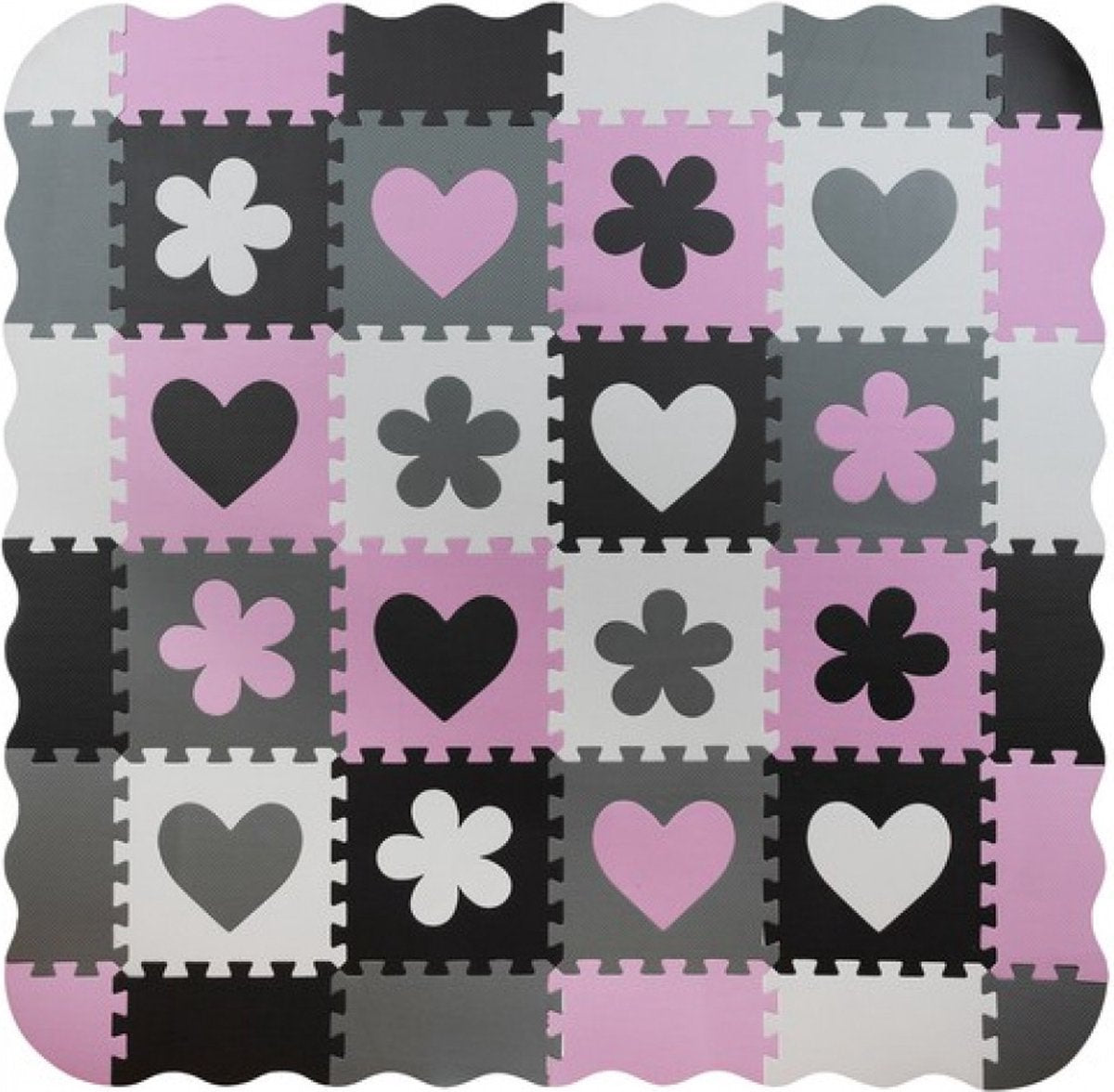 Kruzzel Educatieve Puzzelmat voor Creatief Speelplezier - Veilig & Kleurrijk