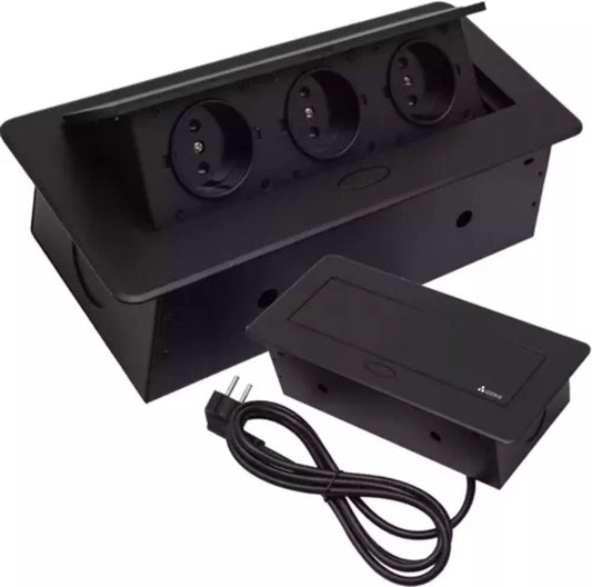 Izoxis Inbouwbare Triple Stopcontact: Stijlvolle Stroomoplossingen