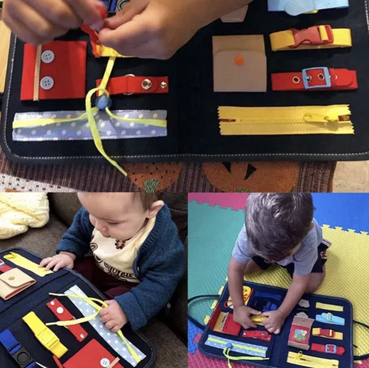 Kruzzel Manipulatief Bord in Tasje: Spelend Leren voor Jonge Ontdekkers!