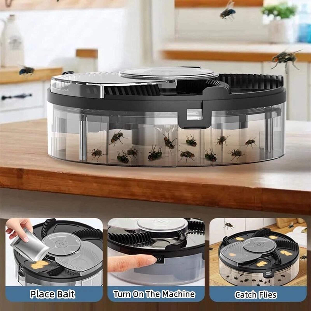 Premium Elektrische Vliegenvanger - USB Vliegenval