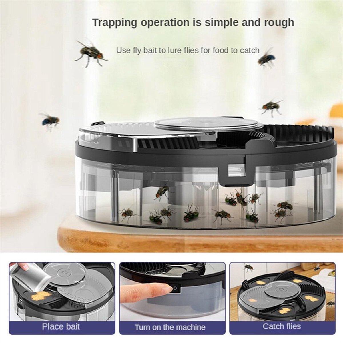 Premium Elektrische Vliegenvanger - USB Vliegenval