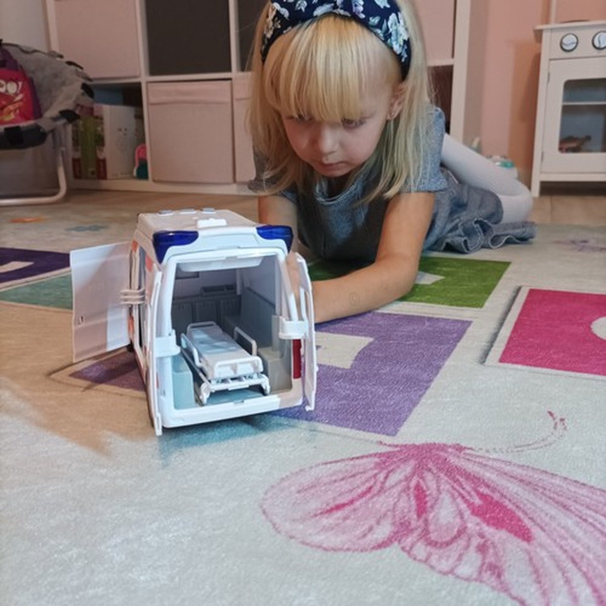 Toys Amsterdam Ambulance Junior 27 Cm Wit 2-delig