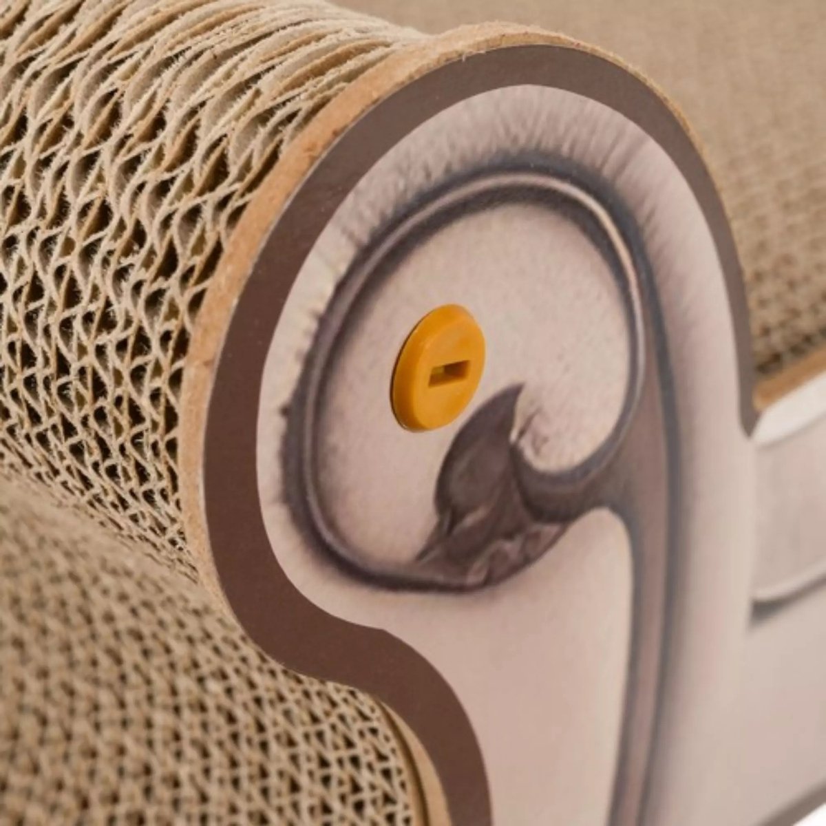 Purlov Krabpaal Sofa – Luxe Krabmeubel Sofa voor Katten – MDF en Karton