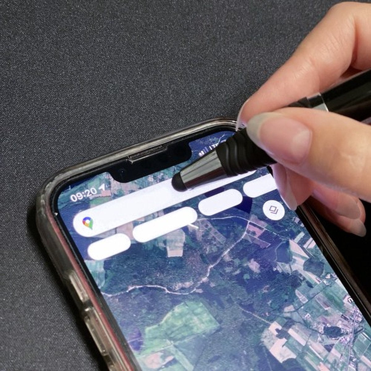 Set van 6 Pennen Met Uitschuifbare Notitie - Spiekpen - 3 x zwart + 3 x blauw