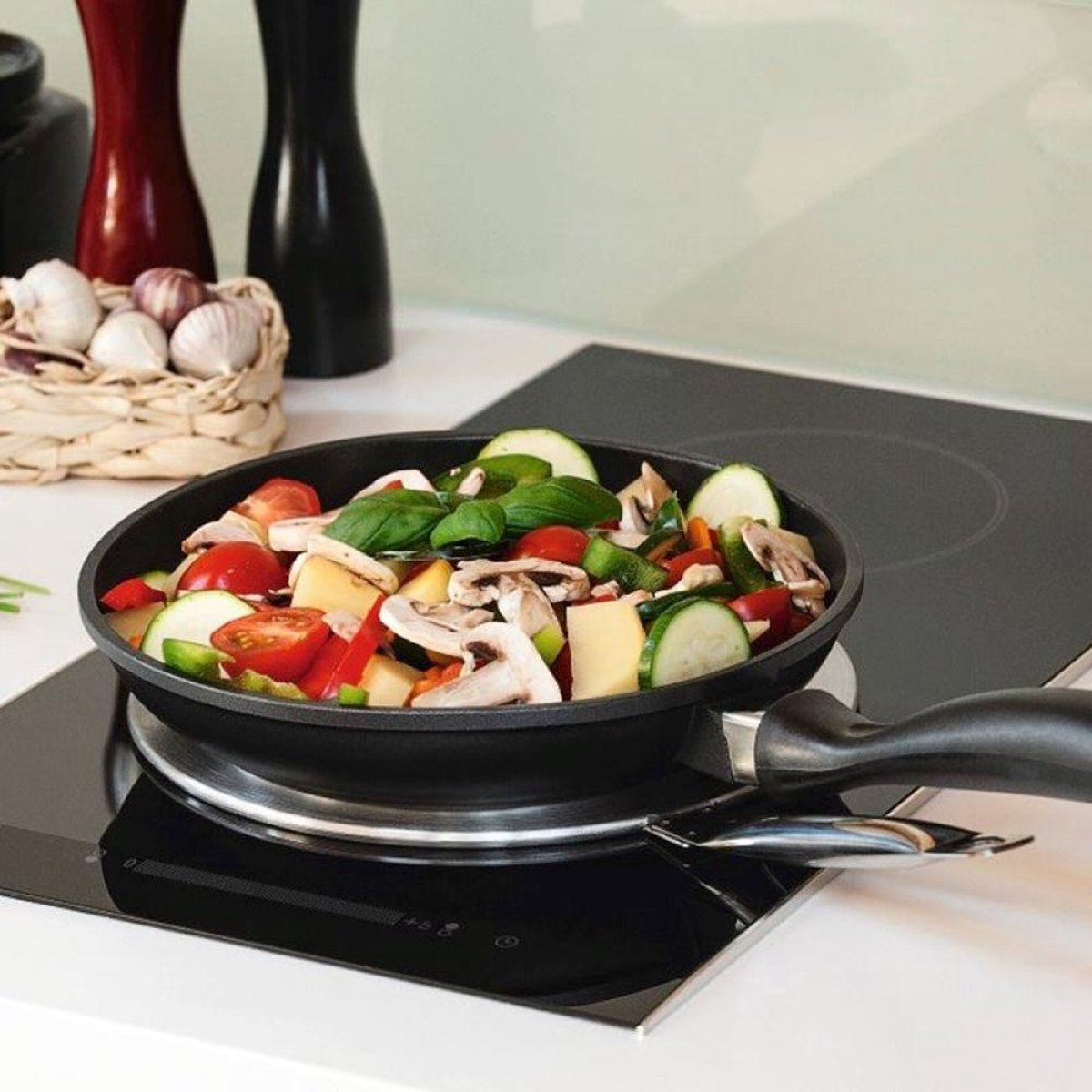 Inductieplaat Adapter RVS - Adapterplaat - Diameter 24 cm