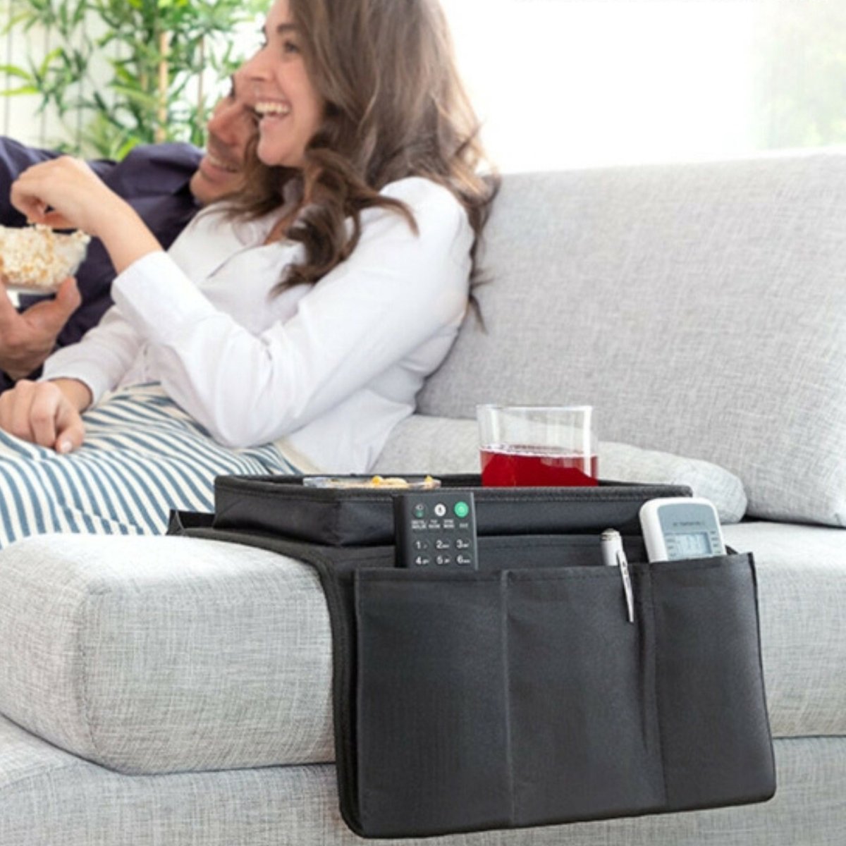 Armleuning Organizer - Bank Dienblad - Organizer Bank - Organizer voor Afstandsbedieningen