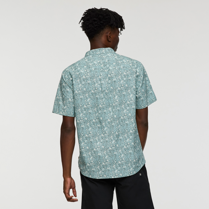 Men's Cambio Button Up - Print - Seaweed Foam - S25478M1564