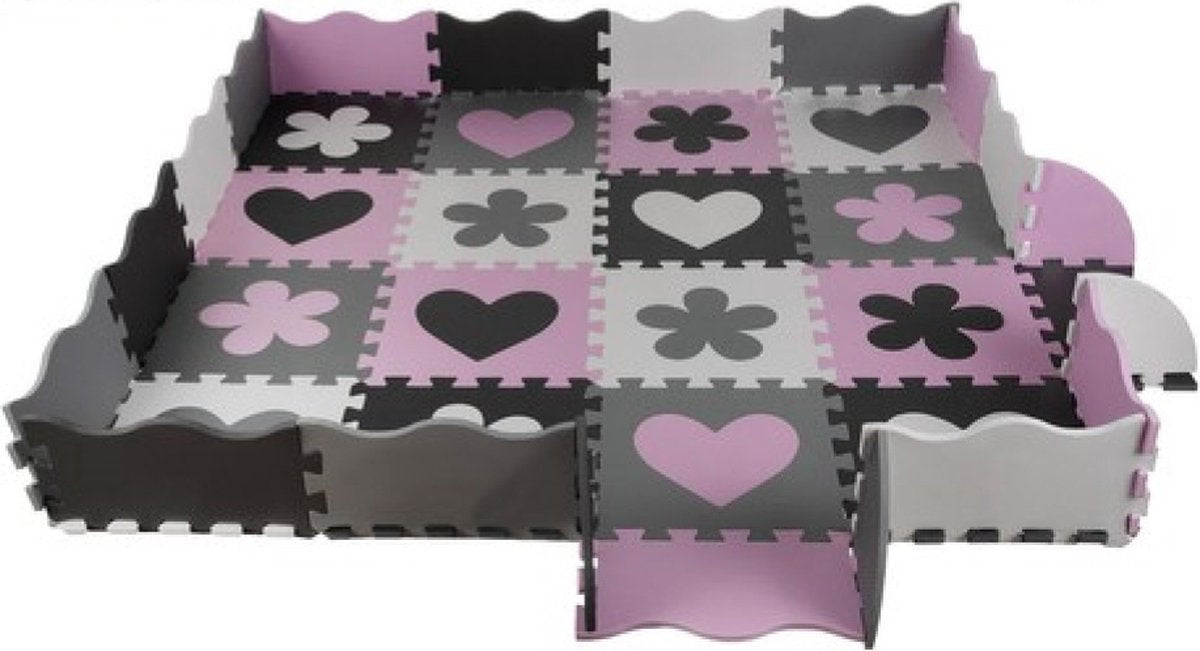 Kruzzel Educatieve Puzzelmat voor Creatief Speelplezier - Veilig & Kleurrijk