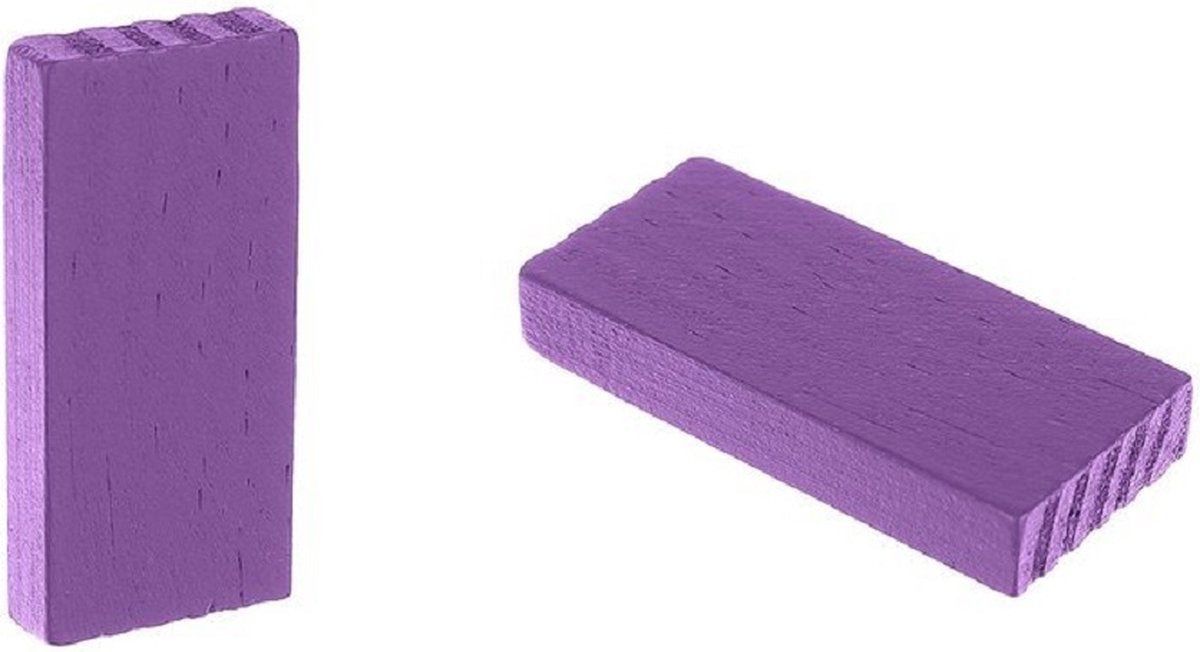 Extra Grote Domino Set van Hout - 1131 Delig met 1080 Domino Stenen & 45 Elementen - Vloerspel - voor Kinderen en Volwassenen - Verjaardag Cadeau Jongens en Meisjes