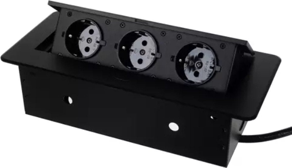 Izoxis Inbouwbare Triple Stopcontact: Stijlvolle Stroomoplossingen