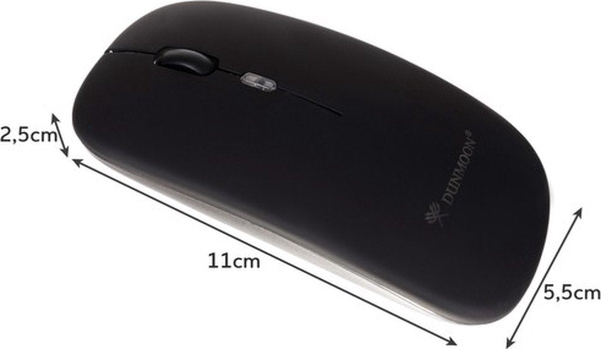 Dunmoon Ultra Stille Draadloze Gamingmuis: Win in Stilte