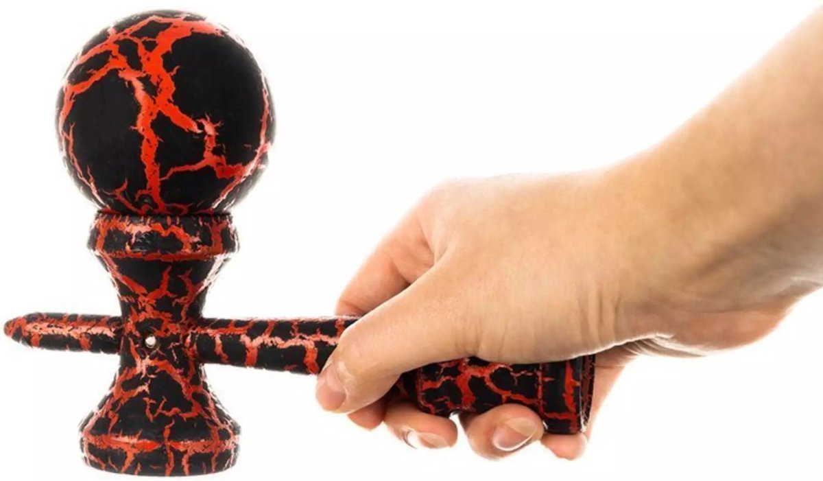 Kendama Houten behendigheidsspel - rood