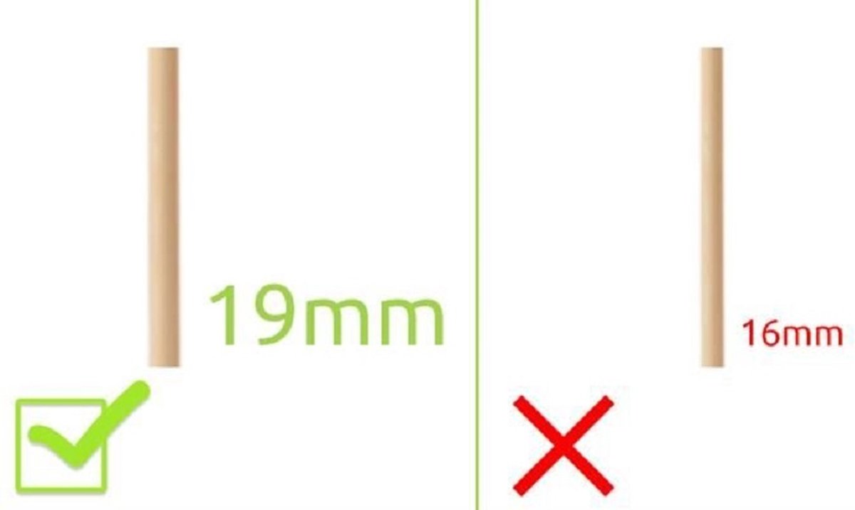 Traphekje - Veiligheidshekje - Hout - 72cm - 122cm