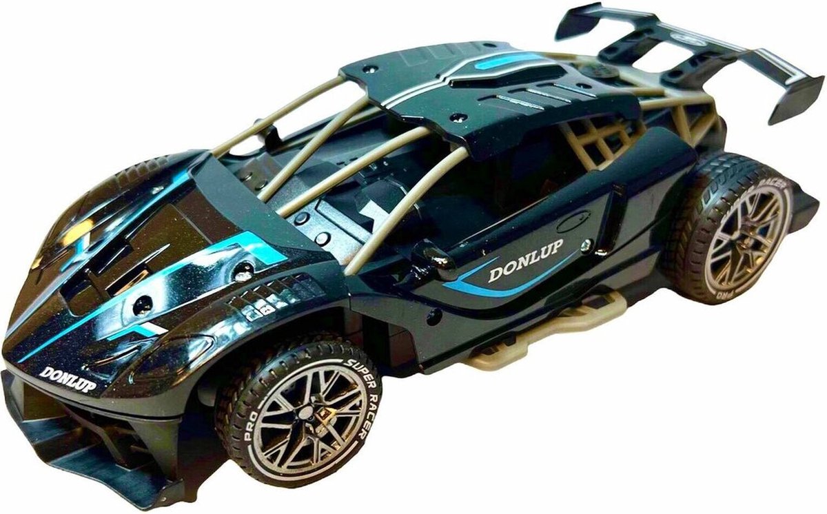 Rc Sport Race Car with Spray - bestuurbare auto 1:18 - oplaadbaar - 2.4GHZ