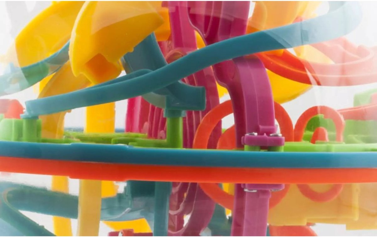 Ruhhy Intelligente Bol - 3D Doolhof met 138 Obstakels: Een Avontuur