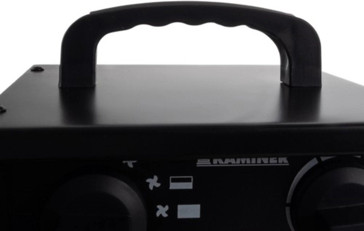 Kaminer Elektrische Heater 3kW - Krachtige Ventilatorkachel met Thermostaat en Oververhittingsbeveiliging