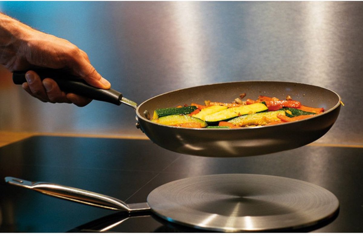 Inductieplaat Adapter RVS - Adapterplaat - Diameter 24 cm