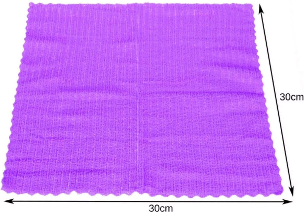Ruhhy Microvezel Doekjes - Set van 12: Maakt Schoonmaken Zo Eenvoudig
