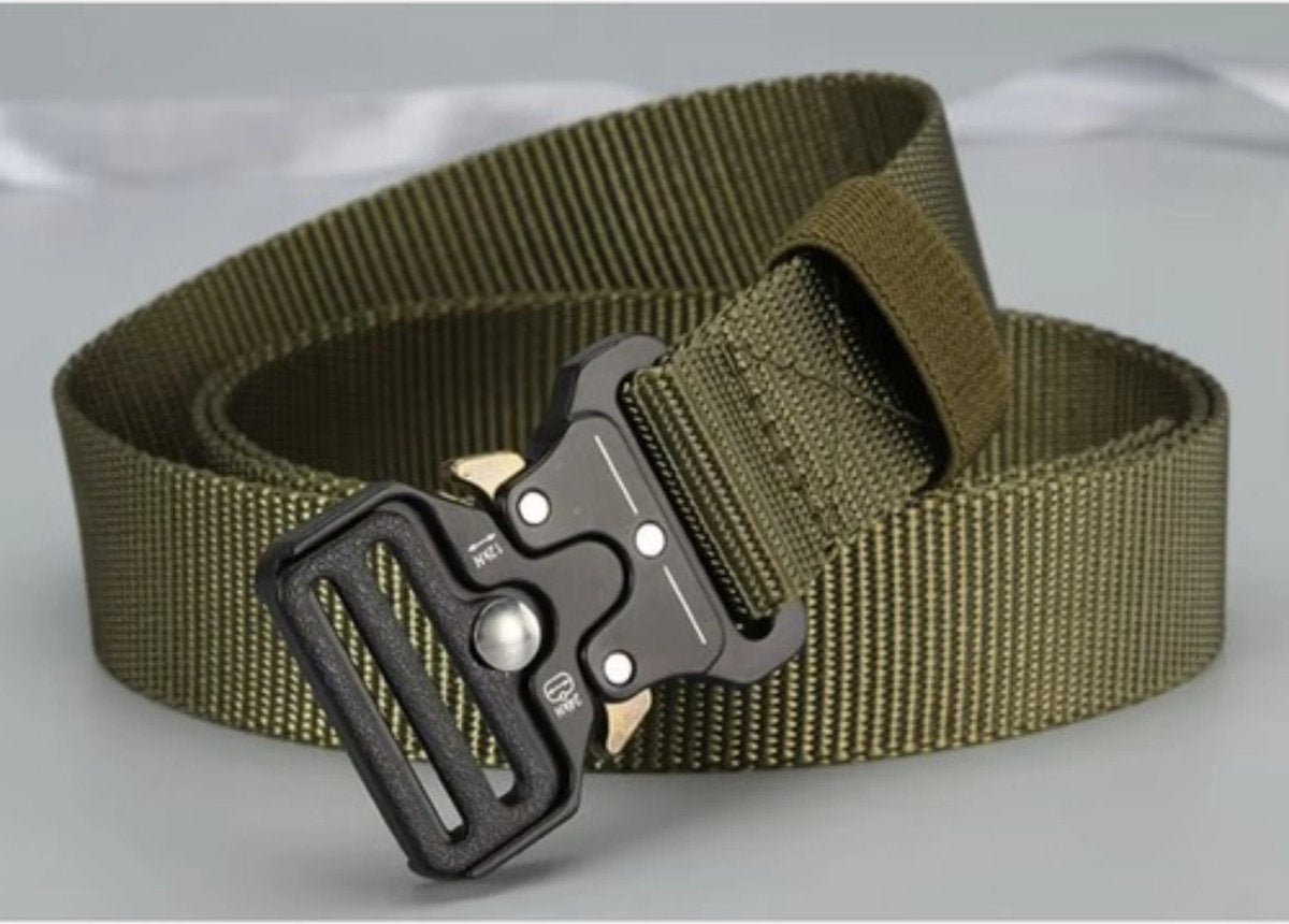 Trizand tactische heuptas - Olijfgroene heuptas met riem voor outdoor en survival