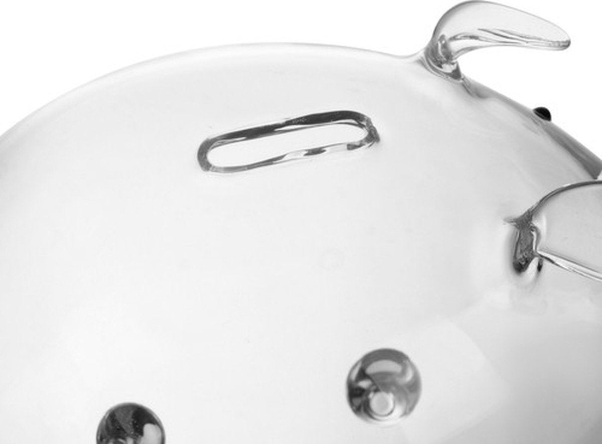 Glazen Spaarvarken - voor volwassenen en kleine kinderen - Groot - Spaarvarken Spaarpot - Glas - Hoge Kwaliteit - Cadeau