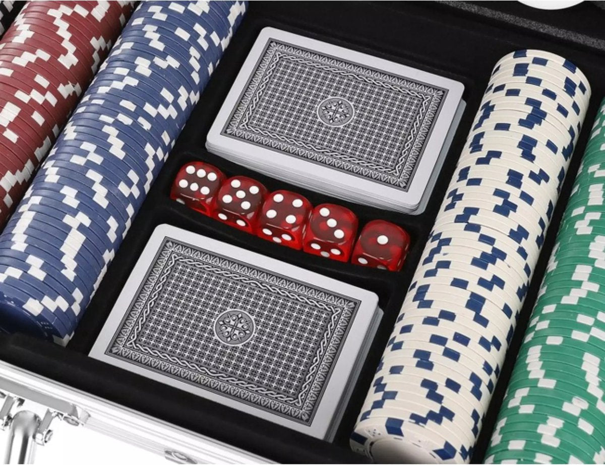 Ruhhy Poker Set - 300 Chips in Aluminium Koffer