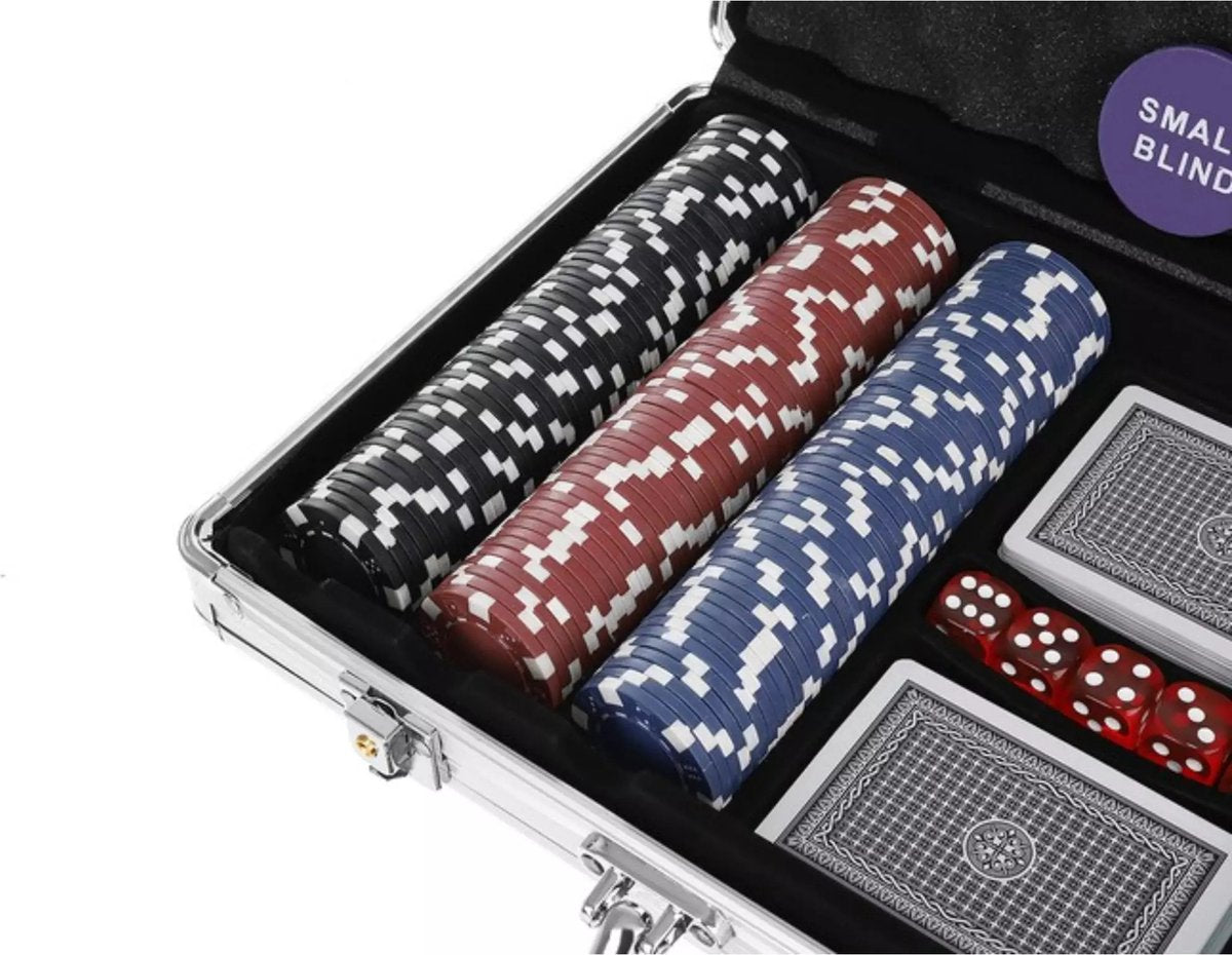 Ruhhy Poker Set - 300 Chips in Aluminium Koffer