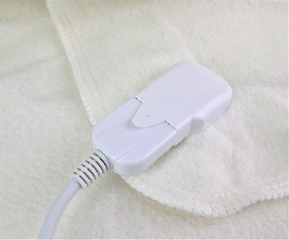 Malatec - Elektrische Deken - Electrische Onderdeken - Warmte Deken - Wit - 150 x 80 cm