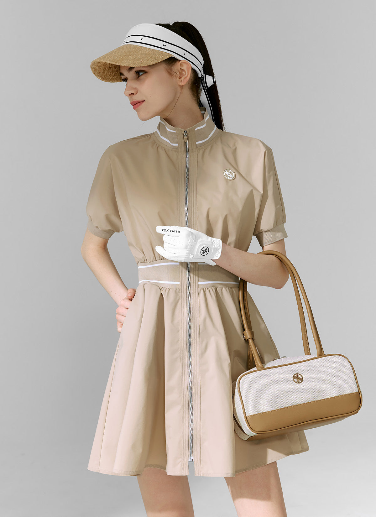 LayerShield Dolman Zip-Up Dress