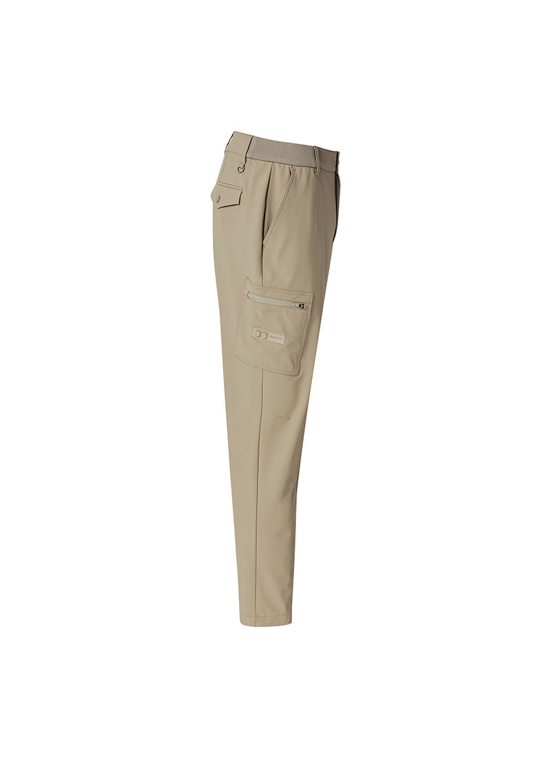 Cargo Pocket Banding Tapered Pants