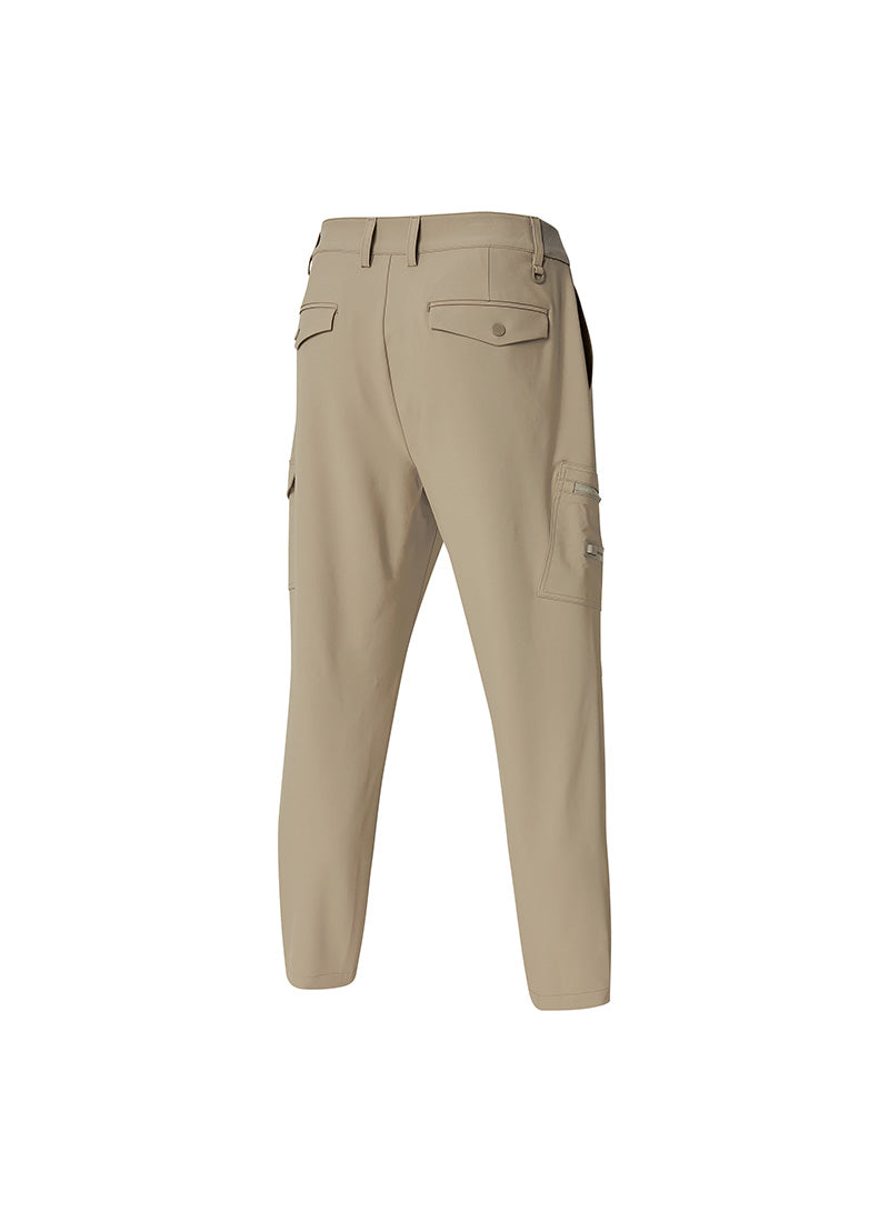 Cargo Pocket Banding Tapered Pants
