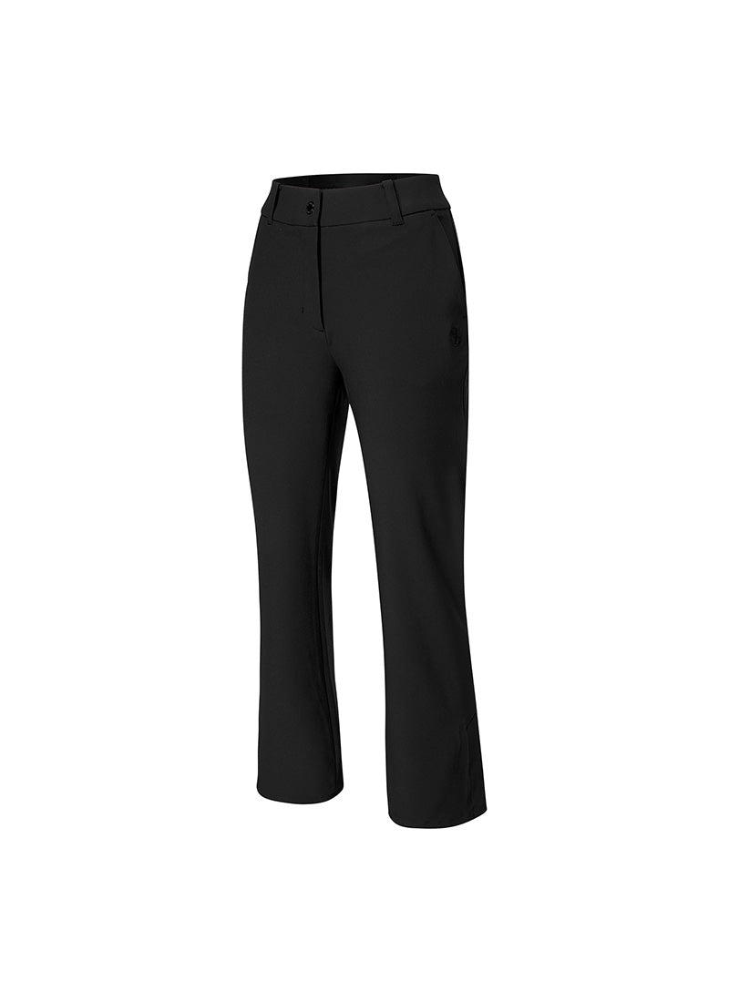 Twill-Tension Formal Bootcut Pants