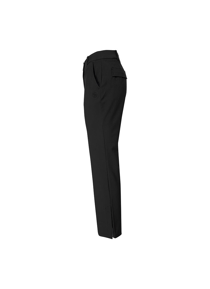 Twill-Tension Formal Bootcut Pants