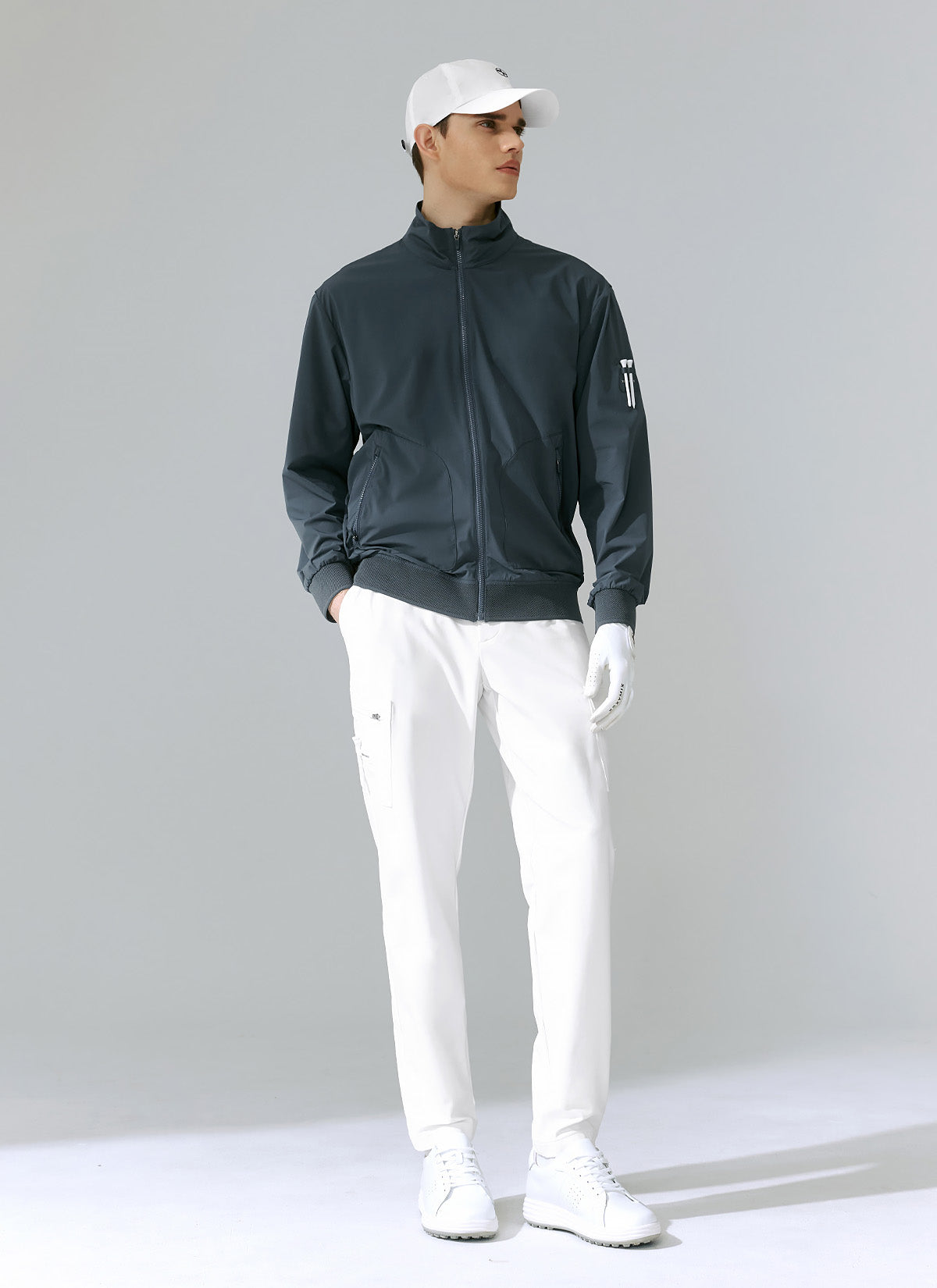 Cargo Pocket Banding Tapered Pants