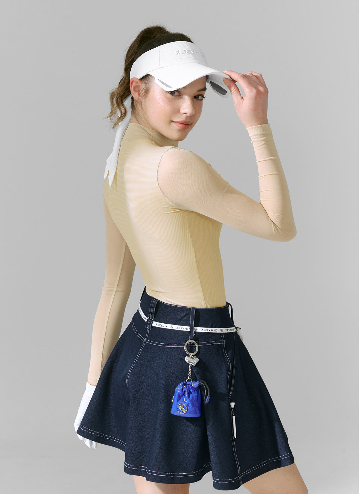 Mock Neck Mesh Mix Baselayer