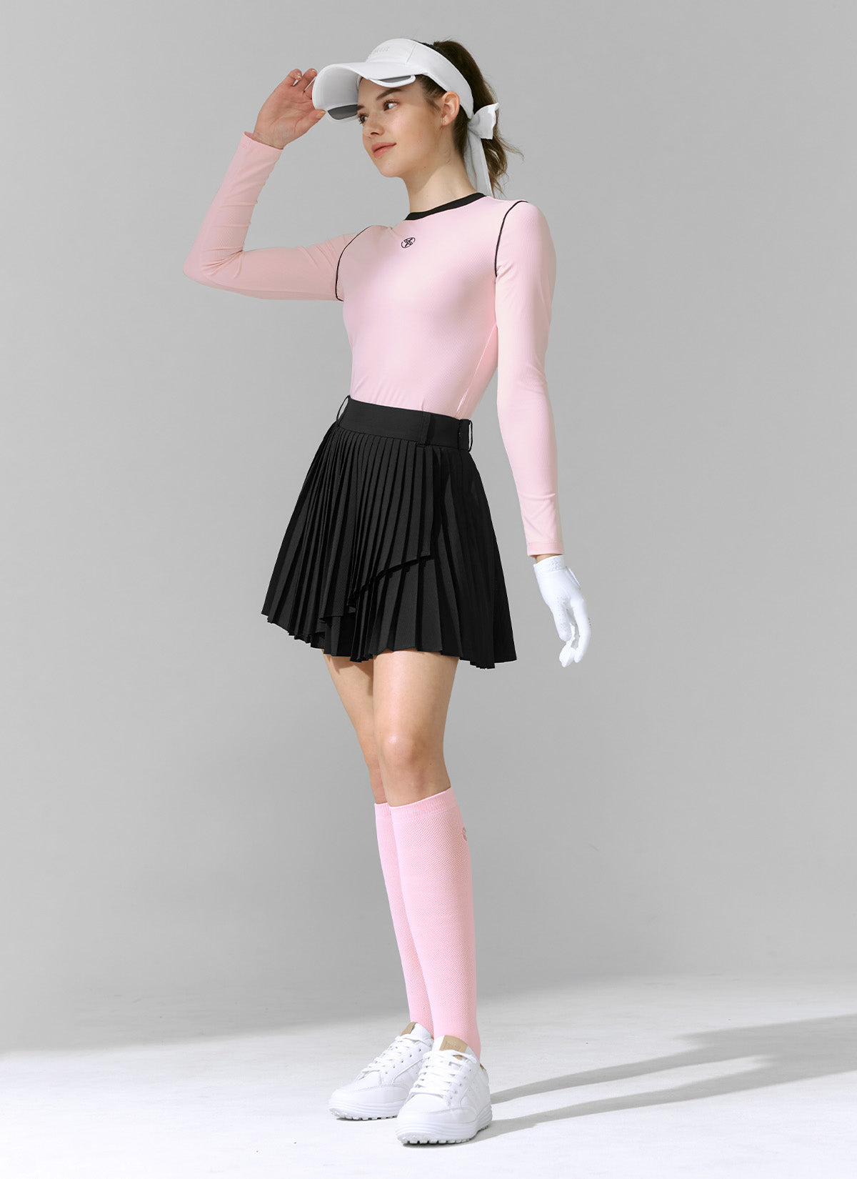 Magic Hole Pleats Culottes Skirt