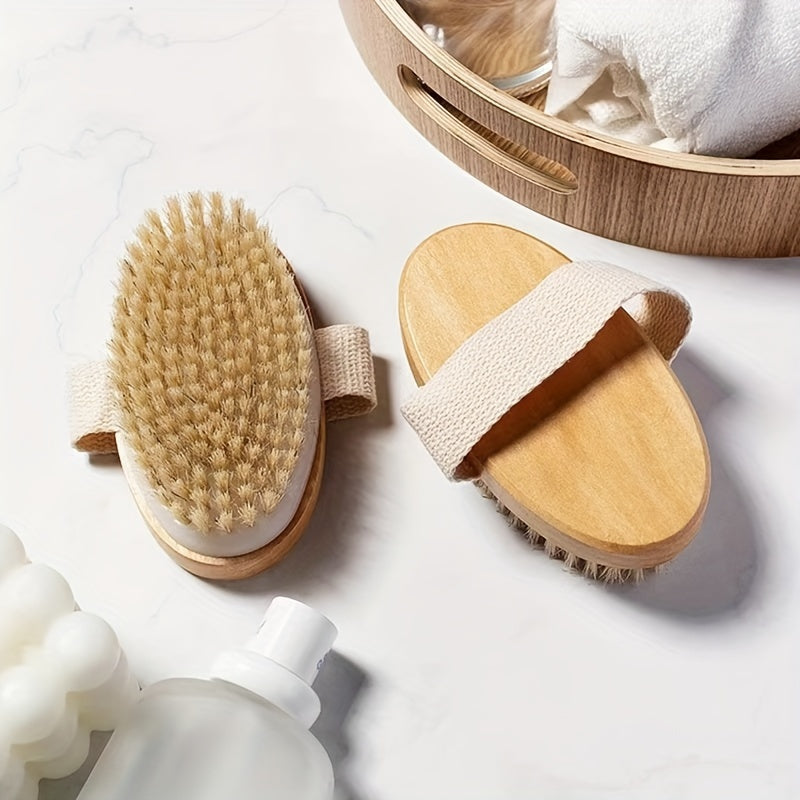 High-Quality Natural Bristle Body Brush - G9JB
