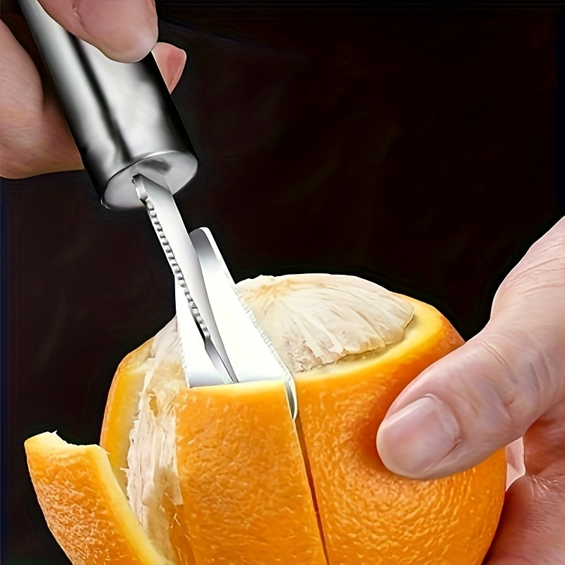 Ergonomic Stainless Steel Citrus Peeler, Easy Use TJR3P9X