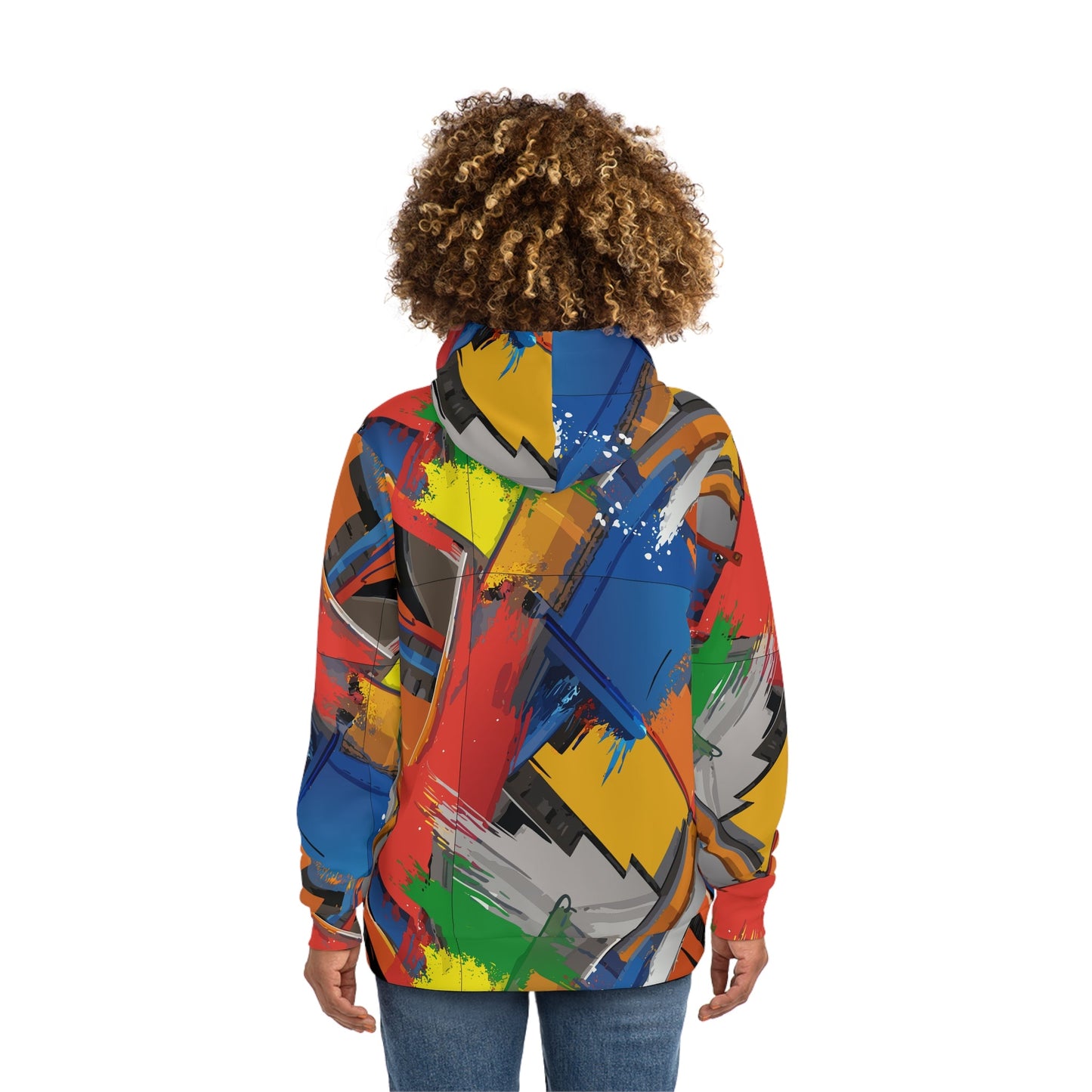 Primary Palette Splash AOP Hoodie – Bold Abstract Art Streetwear