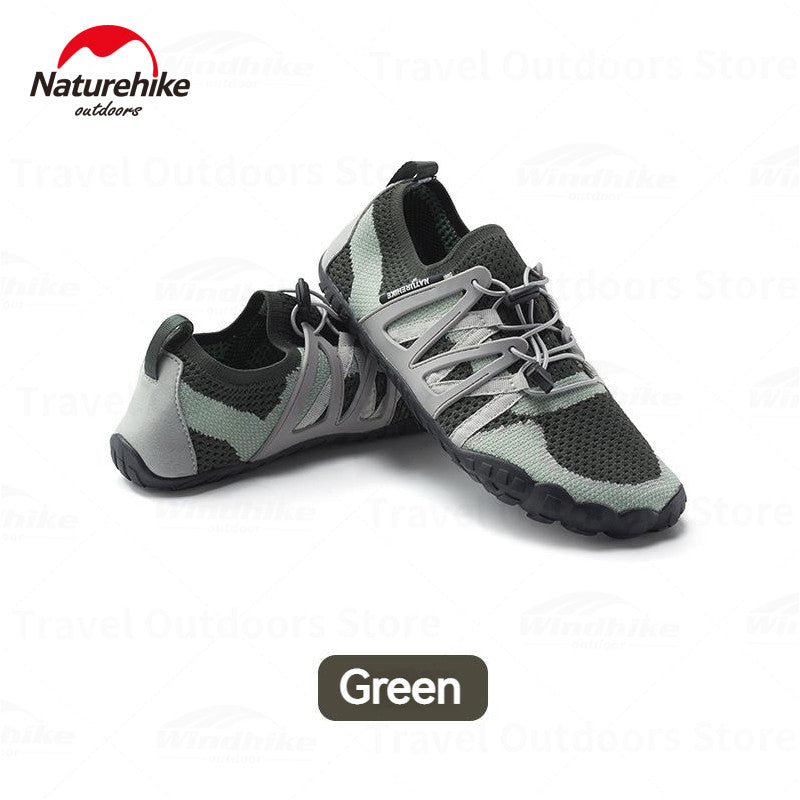 Naturehike Men's Aqua Wading Shoes Barefoot Sneakers Sport Upstream Non-slip Breathable Footwear for Sea Beach Diving Fishing Quick Dry Water Shoes