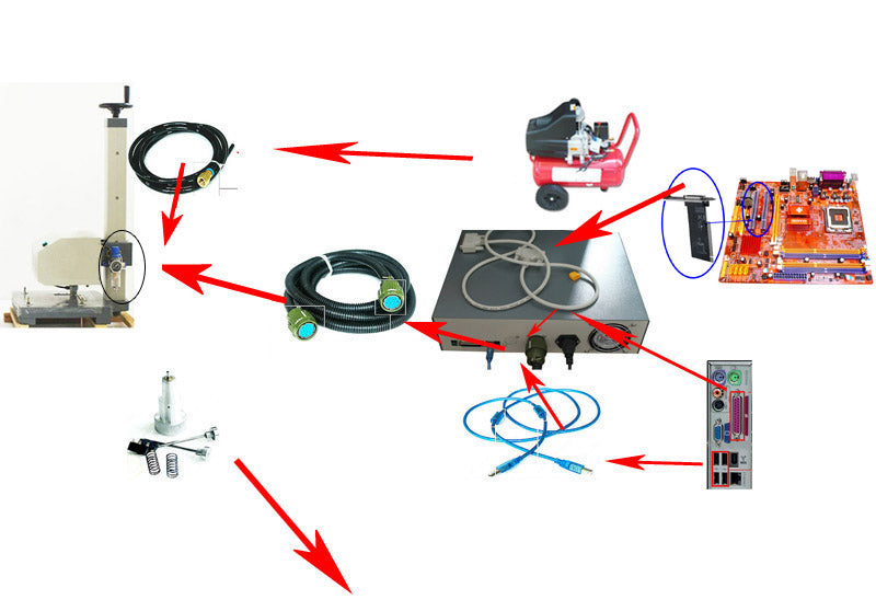 110V Pneumatic Marking Machine 2030