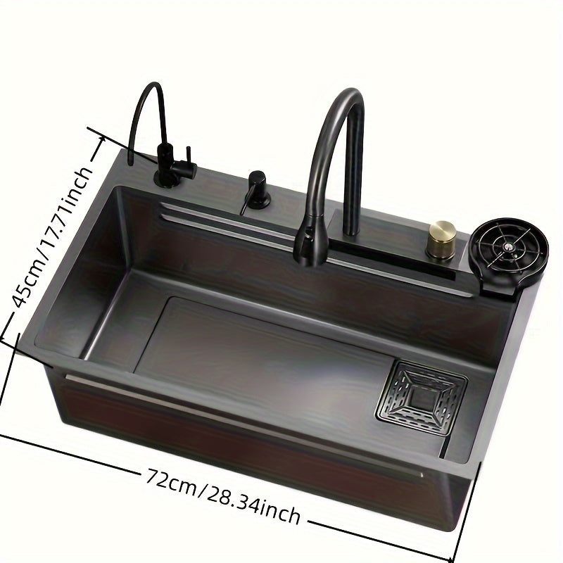 Luxury Stainless Steel Bathroom Sink- HMT24BR