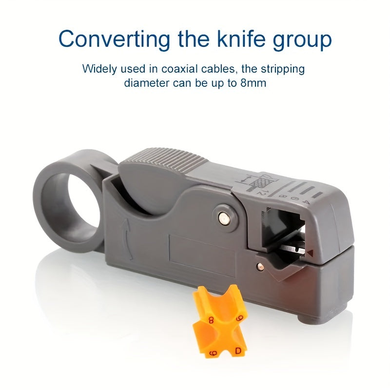 Multi-Functional Rotary Coaxial Cable Cutter Tool- HMT14CC