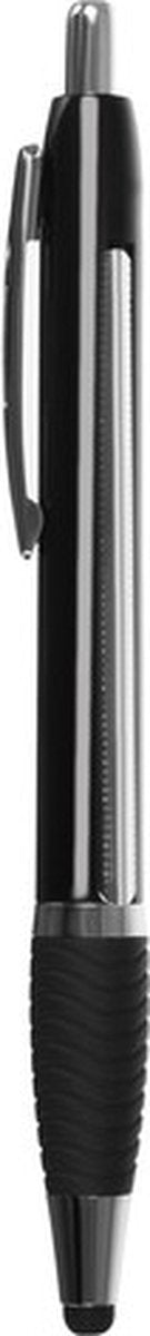 Set van 6 Pennen Met Uitschuifbare Notitie - Spiekpen - 3 x zwart + 3 x blauw