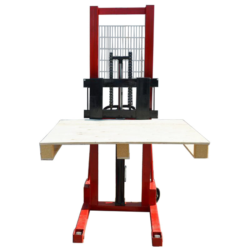 2 Ton Manual Hydraulic Pump Walkie Stacker Forklift Reach Pallet