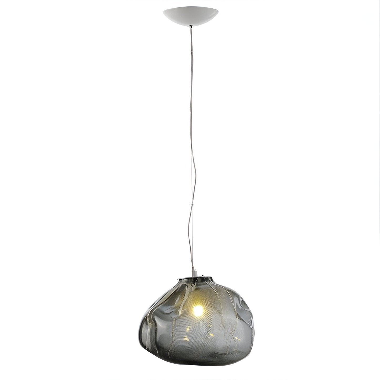 Minimalist Cloud Glass Pendant Light LED Light With Adjustable Cable