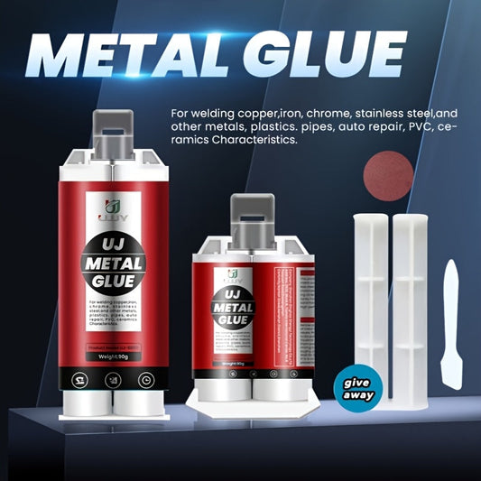 High-Strength Red Metal Repair Adhesive, Waterproof TJR8M5D