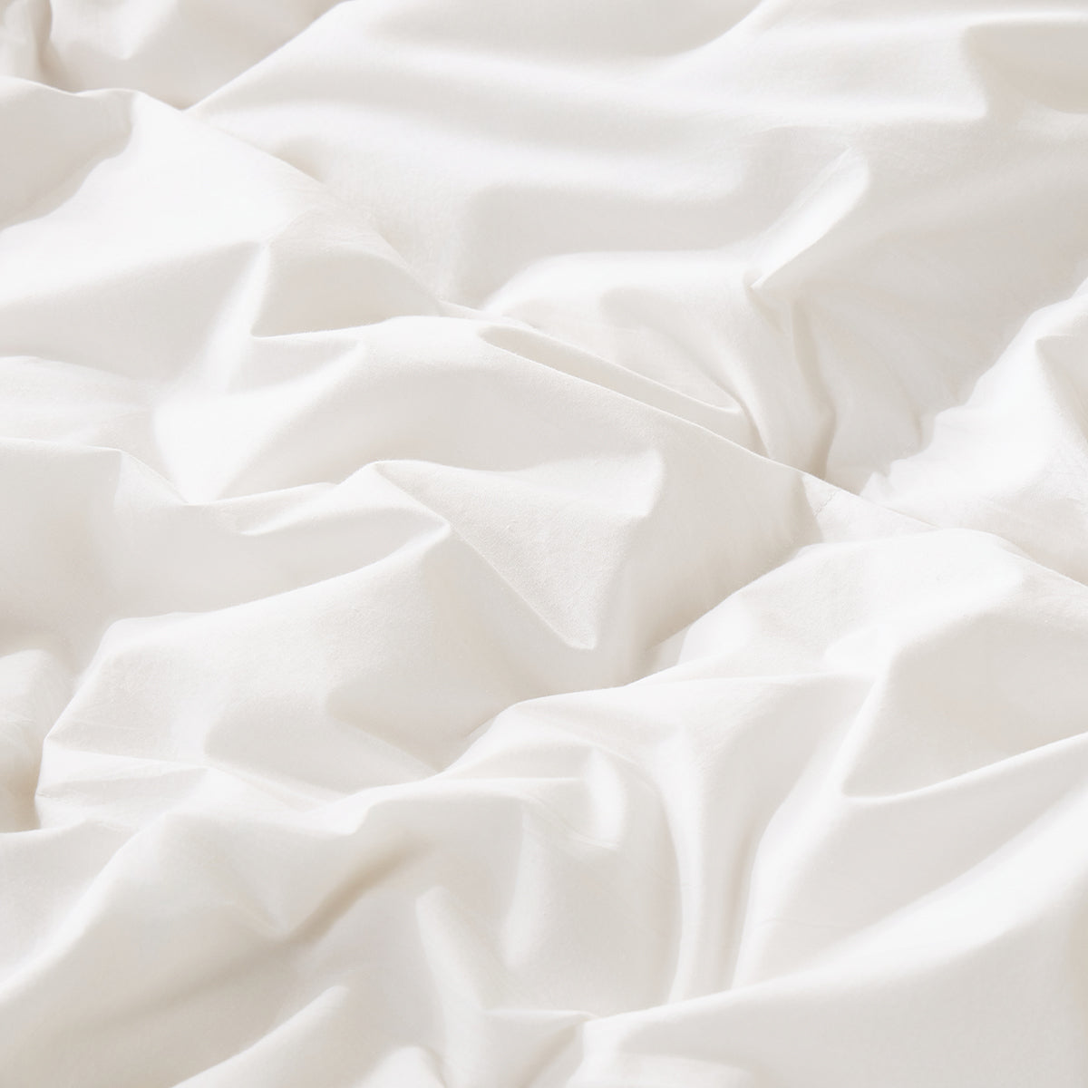 100% Organic Cotton Fluffy Light Weight Down Comforter Queen White- PRO