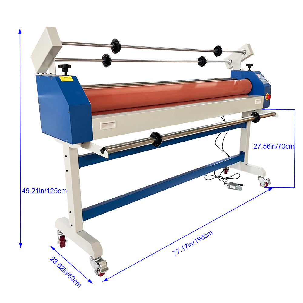 63 inch Semi-auto Cold Laminating Laminator